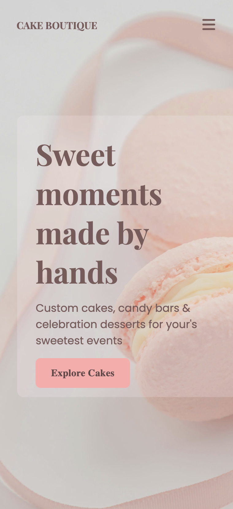 Bakery Mobile Mockup
