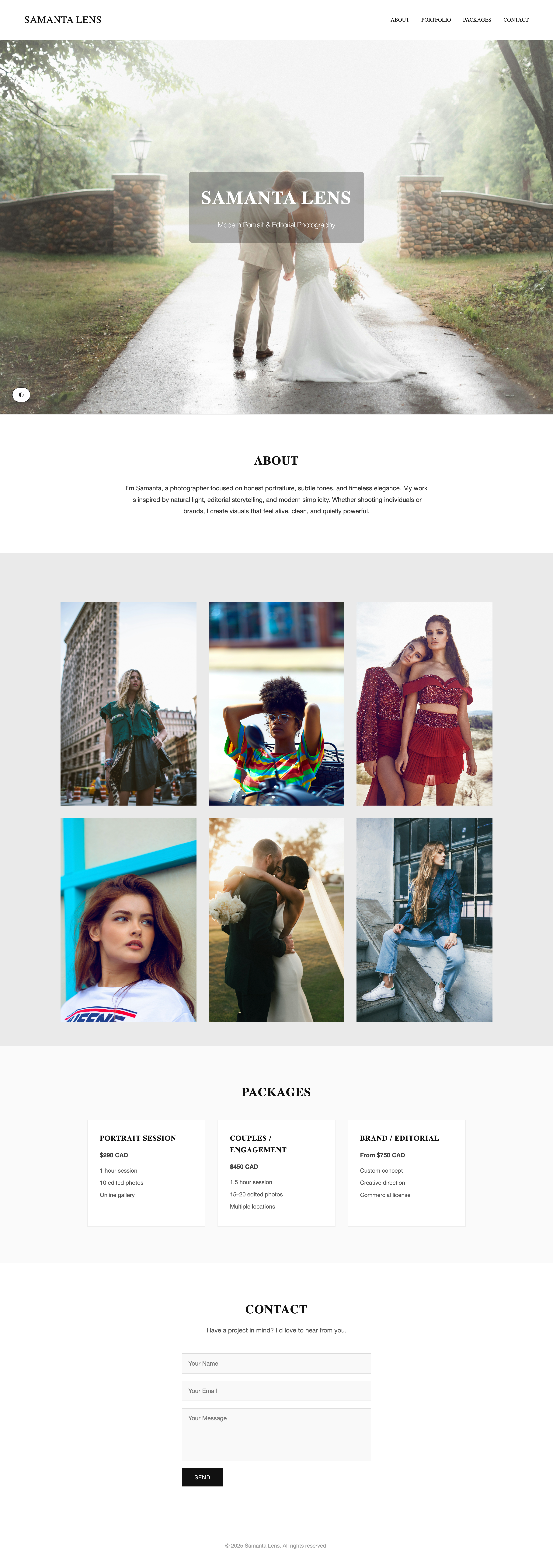 Photographer Desktop Mockup